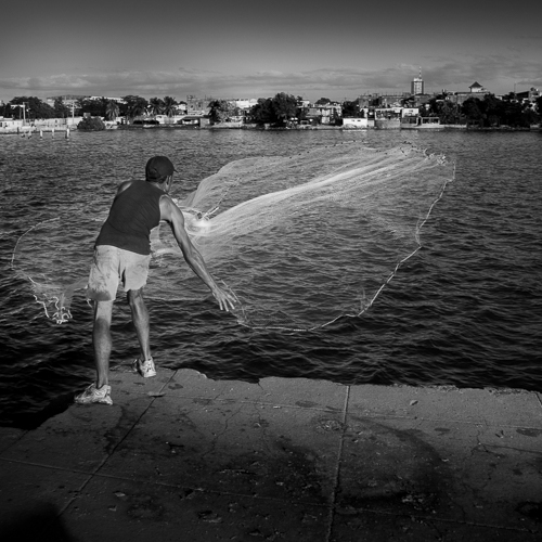 fisherman and net